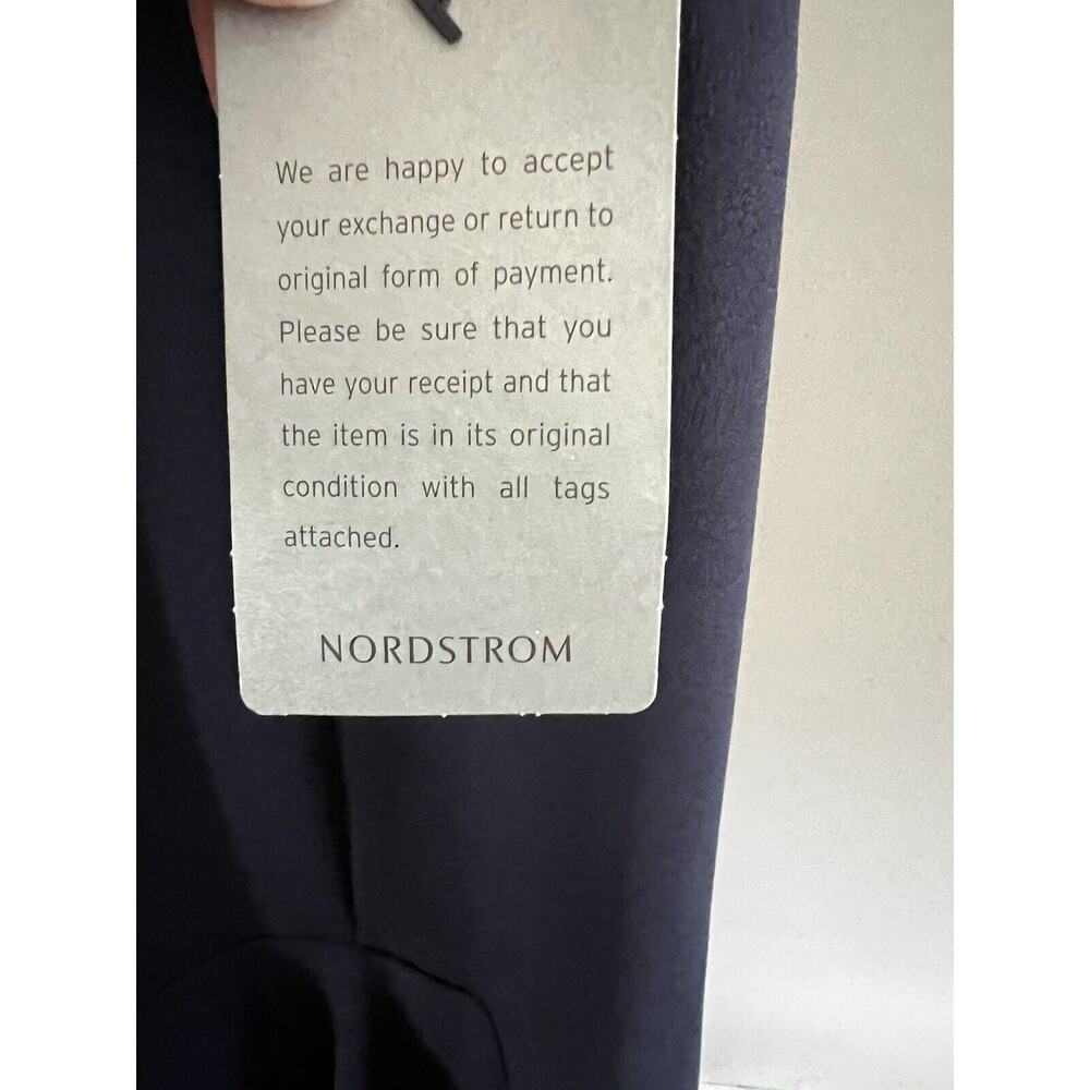 Vince Camuto Dress NWT Women’s size 8 Fit & Flare Navy Lined Dress - Picture 3 of 5